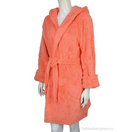 Халат жіночий Весна/осінь 04223 peach (3 шт. р.сіткаS-L) "Obuvok" недорого оптом від прямого постачальника