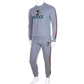 Костюм спортивний чоловічий 02934 l.grey р.S-2XL "Obuv OK2" недорого оптом від прямого постачальника