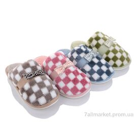 Тапки жіночі для будинку Весна/осінь F24 mix (12 пар р.36-41) "Deshman" недорого оптом від прямого постачальника