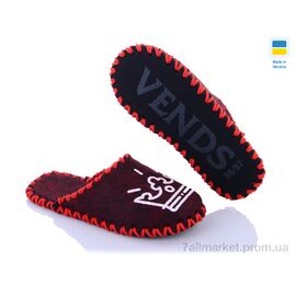 Фотография Тапки женские для дома Весна/осень 269W бордовый (9 пар р.36-41) "Active" недорого оптом от прямого поставщика