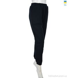 Спортивні штани жіночі Весна/осінь 08117 т.синій, флис (5 шт. р.сітка46-54) "Obuvok" недорого оптом від прямого постачальника