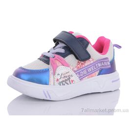 Фотография Кроссовки детские модные Весна/осень W19-1BC (8 пар р.22-27) "Xifa kids" недорого оптом от прямого поставщика