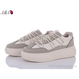 Кросівки жіночі модні Весна/осінь YB3ABA8 beige (8 пар р.36-41) "Aba" недорого оптом від прямого постачальника