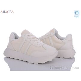 Кросівки жіночі модні Весна/осінь 2393 beige піна (6 пар р.36-41) "Ailaifa" недорого оптом від прямого постачальника