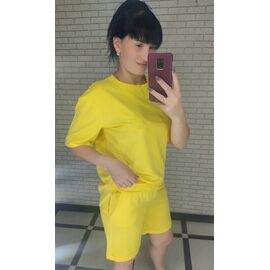 Костюм жіночий 043-1 yellow (42-46 46-48) р.42-48 "VALENTINA" недорого оптом від прямого постачальника