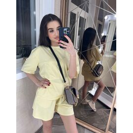 Костюм жіночий 041 yellow (42-46 46-50) р.42-50 "VALENTINA" недорого оптом від прямого постачальника