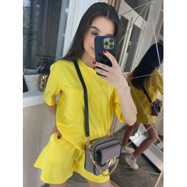 Костюм жіночий 041 d.yellow (42-46 46-50) р.42-50 "VALENTINA" недорого оптом від прямого постачальника