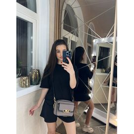 Костюм жіночий 041 black (42-46 46-50) р.42-50 "VALENTINA" недорого оптом від прямого постачальника