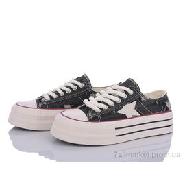 Кеди жіночі стильні Весна/осінь K083 (8 пар р.36-41) "Loretta" недорого оптом від прямого постачальника