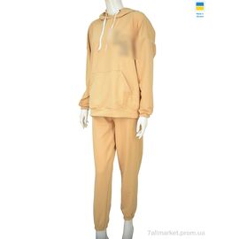 Фотография Спортивный костюм женский Весна/осень 08134-1 бежевий (5 шт. р.сетка 46-54) "Obuvok" недорого оптом от прямого поставщика