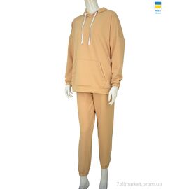 Фотография Спортивный костюм женский Весна/осень 08134-2 бежевий (5 шт. р.сетка 46-54) "Obuvok" недорого оптом от прямого поставщика