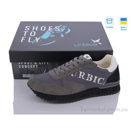 Кросівки чоловічі модні Весна/осінь UMB24100 grey (8 пар р.41-46) "Restime" недорого оптом від прямого постачальника