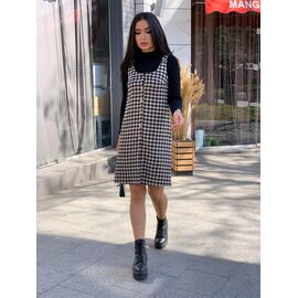 Жіночий сарафан 4010 black р.42-46 "LINDA" недорого оптом від прямого постачальника