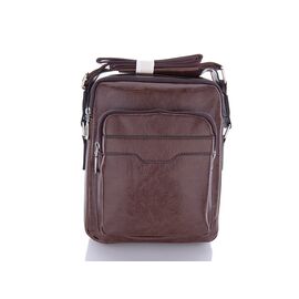 Фотография Сумка мужская 2004 brown р.23*18*6 "Trendshop" недорого оптом от прямого поставщика