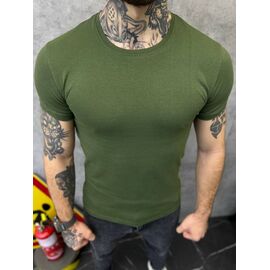 Футболка чоловіча 203 green р.4XL-5XL "Madoka" недорого оптом від прямого постачальника