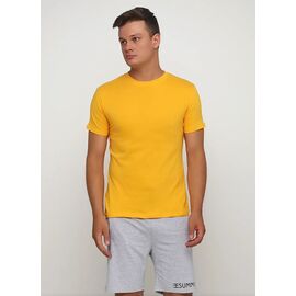 Футболка чоловіча 208 yellow р.M-3XL "Madoka" недорого оптом від прямого постачальника