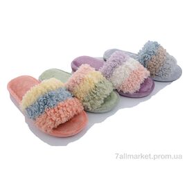 Тапки жіночі для будинку Весна/осінь WF8076 mix (12 пар р.36-41) "Deshman" недорого оптом від прямого постачальника