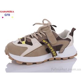 Фотография Кроссовки детские модные Весна/осень J8566-3 (8 пар р.32-37) "GFB-Канарейка" недорого оптом от прямого поставщика