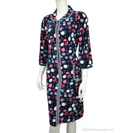 Фотография Халат женский Весна/осень Халат норма велюр 005-1 (різні кольори) mix (3 шт. р.сетка 50-54) "Banko" недорого оптом от прямого поставщика