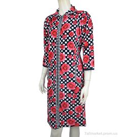 Халат жіночий Весна/осінь Халат норма велюр 005-3 navy (3 шт. р.сітка50-54) "Banko" недорого оптом від прямого постачальника