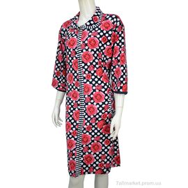 Халат жіночий Весна/осінь Халат батал велюр 003-3 navy (3 шт. р.сітка56-60) "Banko" недорого оптом від прямого постачальника