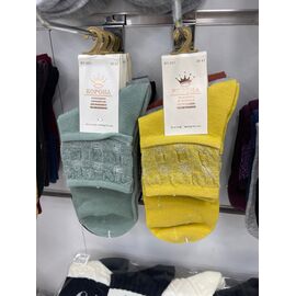 Фотография Носки женские BY201 mix р.36-41 "Корона" недорого оптом от прямого поставщика