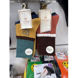 Фотография Носки женские BY202-1 mix р.36-41 "Корона" недорого оптом от прямого поставщика