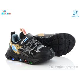Фотография Кроссовки детские модные Весна/осень H5090-2 led (8 пар р.26-31) "BBT" недорого оптом от прямого поставщика