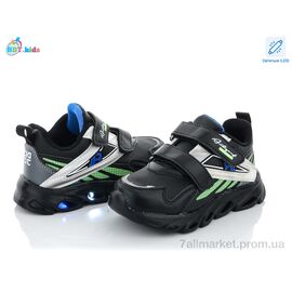 Фотография Кроссовки детские модные Весна/осень H5774-1 LED (8 пар р.27-32) "BBT" недорого оптом от прямого поставщика