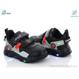 Фотография Кроссовки детские модные Весна/осень H5767-1 LED (8 пар р.27-32) "BBT" недорого оптом от прямого поставщика