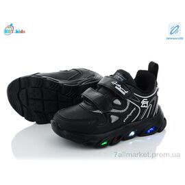 Кросівки дитячі модні Весна/осінь H5761-1 LED (8 пар р.26-31) "BBT" недорого оптом від прямого постачальника