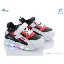 Кросівки дитячі модні Весна/осінь H6110-1 LED (8 пар р.21-26) "BBT" недорого оптом від прямого постачальника