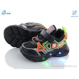 Кросівки дитячі модні Весна/осінь H6070-1 LED (8 пар р.22-27) "BBT" недорого оптом від прямого постачальника
