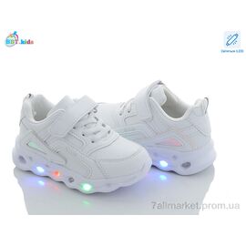 Кросівки дитячі модні Весна/осінь H6111-6 LED (8 пар р.26-31) "BBT" недорого оптом від прямого постачальника