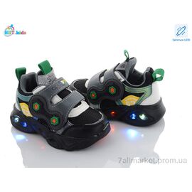 Фотография Кроссовки детские модные Весна/осень H6078-6 LED (8 пар р.22-27) "BBT" недорого оптом от прямого поставщика