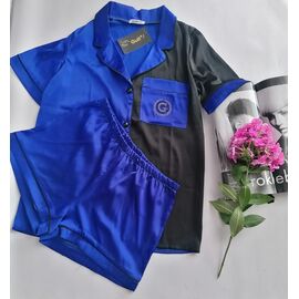 Піжама легка жіноча 02-1 blue р.42-48 "GULLI" недорого оптом від прямого постачальника