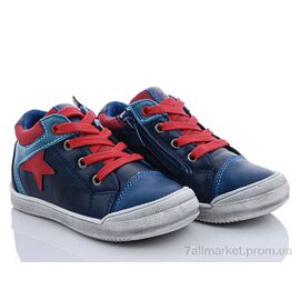 Фотография Ботинки детские удобные Весна/осень E7827-1 (8 пар р.26-31) "С.Луч" недорого оптом от прямого поставщика