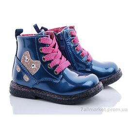 Фотография Ботинки детские удобные Весна/осень F3401-1 (8 пар р.21-26) "С.Луч" недорого оптом от прямого поставщика
