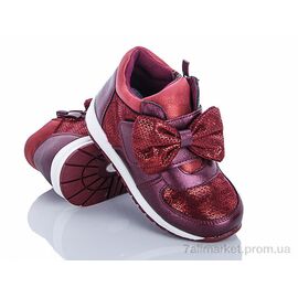 Черевики дитячі зручні Весна/осінь A15-4 purple (8 пар р.26-31) "С.Луч" недорого оптом від прямого постачальника