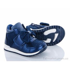 Фотография Ботинки детские удобные Весна/осень A07-1 navy (8 пар р.21-26) "С.Луч" недорого оптом от прямого поставщика