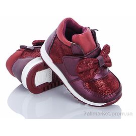 Фотография Ботинки детские удобные Весна/осень A07-4 purple (8 пар р.21-26) "С.Луч" недорого оптом от прямого поставщика