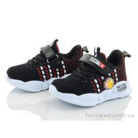 Фотография Кроссовки детские модные Весна/осень FS2907A LED (8 пар р.25-30) "Alemy Kids" недорого оптом от прямого поставщика