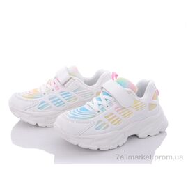 Фотография Кроссовки детские модные Весна/осень AED5395W (8 пар р.32-37) "Alemy Kids" недорого оптом от прямого поставщика