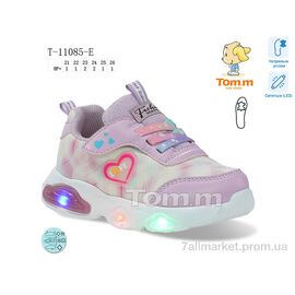 Кросівки дитячі модні Весна/осінь T-11085-E LED (8 пар р.21-26) "TOM.M" недорого оптом від прямого постачальника