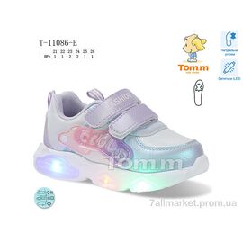 Кросівки дитячі модні Весна/осінь T-11086-E LED (8 пар р.21-26) "TOM.M" недорого оптом від прямого постачальника