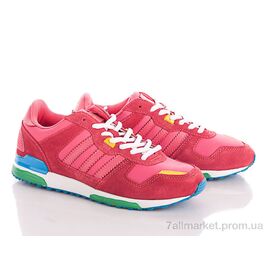 Кросівки жіночі модні Весна/осінь B2561-1 l.red (8 пар р.37-42) "Veer-Demax" недорого оптом від прямого постачальника