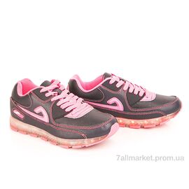 Кросівки жіночі модні Весна/осінь B8303-3 navy-pink (8 пар р.36-40) "Veer-Demax" недорого оптом від прямого постачальника