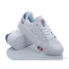 Фотография Кроссовки женские модные Весна/осень F90L white-blue (8 пар р.35-40) "CR" недорого оптом от прямого поставщика