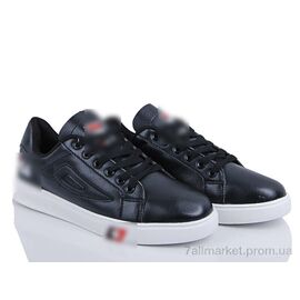 Кросівки чоловічі модні Весна/осінь F90M black-white (8 пар р.41-45) "CR" недорого оптом від прямого постачальника