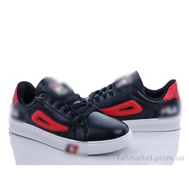 Кросівки чоловічі модні Весна/осінь F90M black-red (8 пар р.41-45) "CR" недорого оптом від прямого постачальника